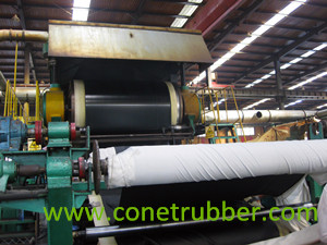 Workshop of rubber sheet
