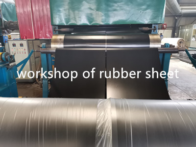 workshop of rubber sheet