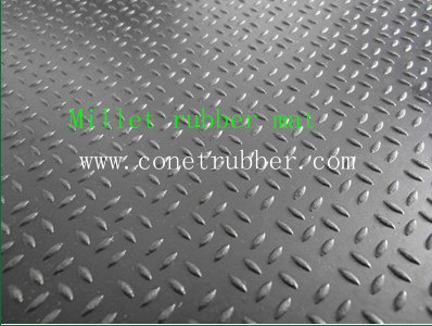 Millet rubber mat