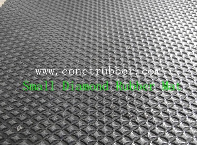 Small Diamond rubber mat
