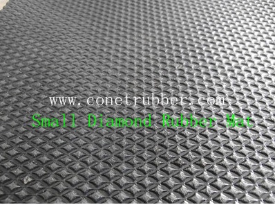 Small Diamond rubber mat